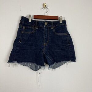 American Eagle Super Stretch Denim Shorts Size 4 Cutoffs